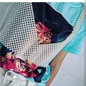 MILANBLOCKS PEARL TOP / BRA. NEW. ONE SIZE.